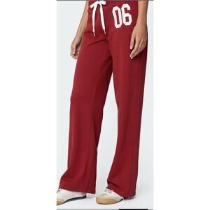 Edikted 06 Sweatpants Burgundy Medium ￼‎